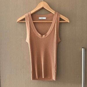 Zara ribbed knit tank top